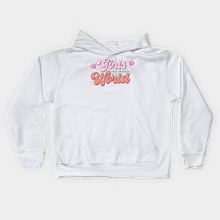 Girls Can Change The World Kids Hoodie